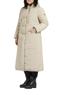 Пальто женское D`imma 2002 бежевое 50-170