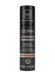 Тональная основа для лица Gosh Chameleon Foundation 6 Medium Dark, 30 мл