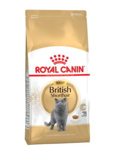Сухой корм для кошек ROYAL CANIN British Shorthair, британская, домашняя птица, 2кг