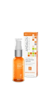 Сыворотка Andalou Naturals осветляющая «Куркума + витамин С», Коллекция «Сияние»