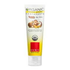 Органическая зубная паста RADIUS для детей Кокос-Банан, 6 мес+;