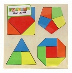 Деревянная игрушка-пазл Фабрика Фантазий Фигуры