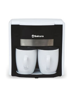 Кофеварка капельного типа SAKURA SA-6110BW White