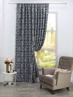 Штора Amore Mio 13905 270x145 см серый