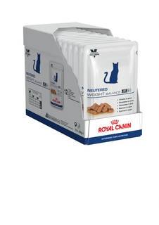Влажный корм для кошек ROYAL CANIN Neutered Weight Balance, свинина, птица, 12шт, 100г