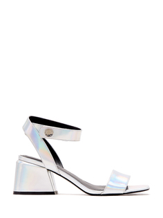 Босоножки женские Kendall + Kylie 67705 серебристые 39 RU