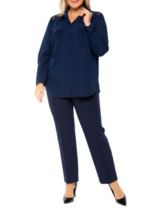 Блуза женская KR 4270 синяя 68