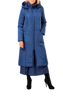 Пальто женское DizzyWay 19414 синее 50