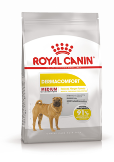 Сухой корм для собак ROYAL CANIN Dermacomfort Medium Adult, мясо, 10кг