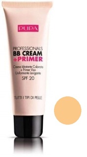 Тональный ВВ крем PUPA Professionals BB Cream + Primer, тон №01 Натуральный (50005001)