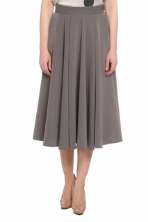 Юбка женская Adzhedo 2674 коричневая 3XL