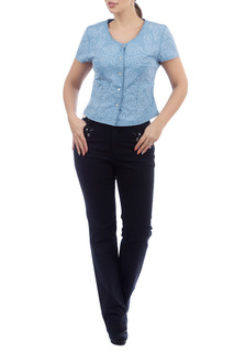 Блуза женская LAFEI-NIER T46255R-IK голубая XL