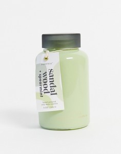 Свеча с ароматом сандалового дерева и зеленой мяты LOLLI, 225 г-Бесцветный Paddywax