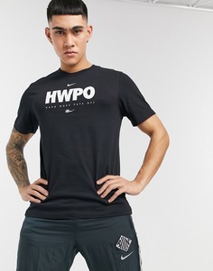Черная футболка с принтом "HWPO" Nike Training-Черный цвет