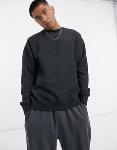 Черный свитшот с круглым вырезом Nike Revival-Черный цвет