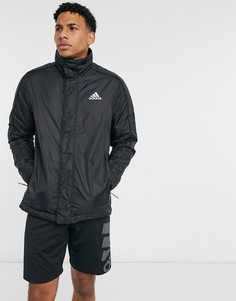 Утепленная зимняя куртка черного цвета adidas Badge of Sport-Черный