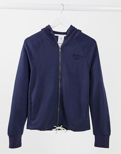 Фиолетовый спортивный худи Reebok Training