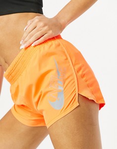 Оранжевые шорты Nike Running Icon Clash 10k-Оранжевый