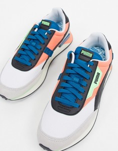 Коралловые кроссовки Puma Future Rider-Розовый