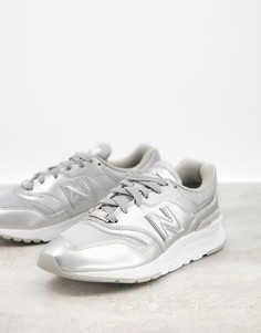 Серебристые кроссовки New Balance 997H-Серебристый