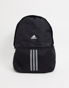 Черный рюкзак с тремя полосками adidas Training