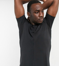 Черная футболка Nike Yoga Tall Dry-Черный цвет