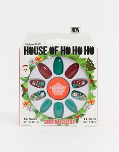Накладные ногти Elegant Touch - Christmas Cluster-Мульти