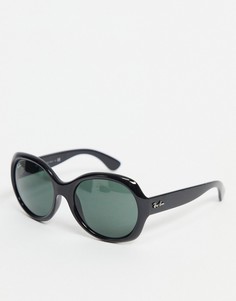Черные солнцезащитные очки в крупной оправе Ray-Ban 0RB4191-Черный цвет