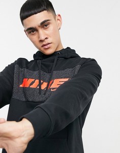 Черный худи с логотипом Nike Training Sport Clash-Черный цвет