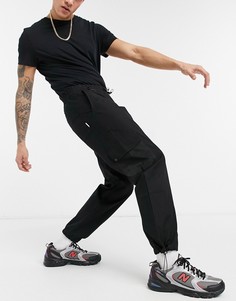 Черные брюки в утилитарном стиле Hi-Tec-Черный цвет