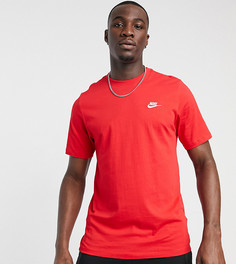 Красная футболка Nike Tall club-Красный