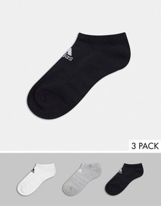 Набор из 3 пар носков до щиколотки разных цветов adidas Training-Многоцветный