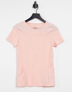 Базовая футболка кораллового цвета Nike-Розовый цвет