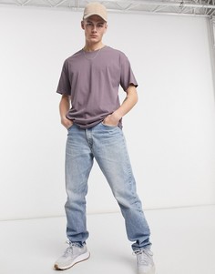 Фиолетовая футболка oversized New Look-Сиреневый