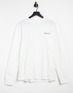 Лонгслив с надписью "prolific" River Island-Белый