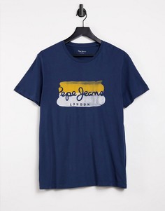Футболка Pepe Jeans Milburn-Темно-синий