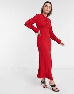 Красное платье мидакси Ghost London-Красный