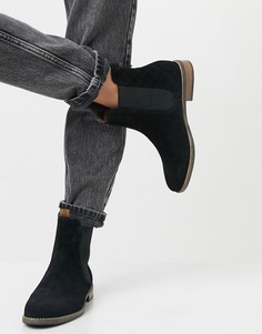 Черные замшевые ботинки челси Barbour-Черный цвет