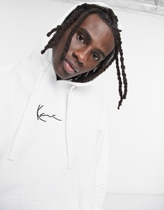 Худи белого цвета Karl Kani Signature-Белый