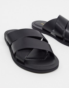 Черные шлепанцы ALDO-Черный