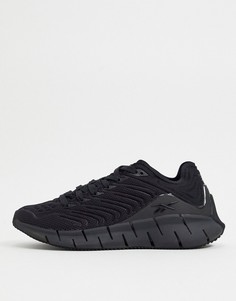 Черные/серые кроссовки Reebok Zig Kinetica-Черный
