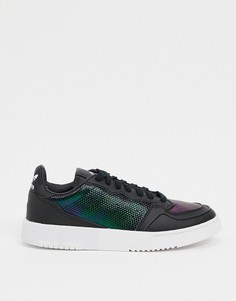 Черные кроссовки adidas Originals Supercourt-Черный