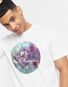 Черная футболка с круглым принтом PS Paul Smith-Черный цвет