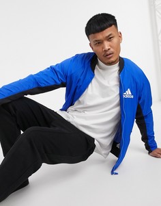 Синяя легкая куртка adidas VRCT-Голубой