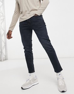 Темно-синие суженные книзу джинсы River Island-Голубой