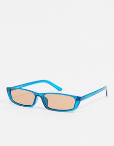 Синие квадратные солнцезащитные очки AJ Morgan-Голубой