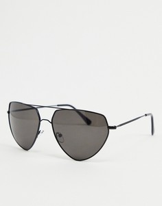 Черные солнцезащитные очки-авиаторы AJ Morgan-Черный цвет