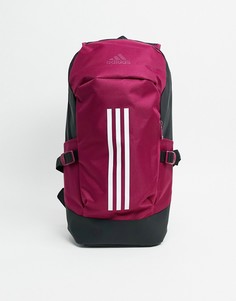 Бордовый рюкзак adidas-Красный