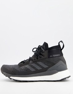 Черные кроссовки adidas Outdoors Terrex Free Hiker-Черный цвет
