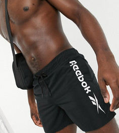 Черные шорты для плавания Reebok-Черный цвет